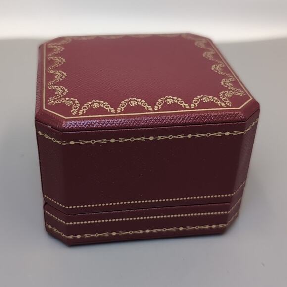 Cartier Jewelry Ring Case Box Red - Picture 7 of 9
